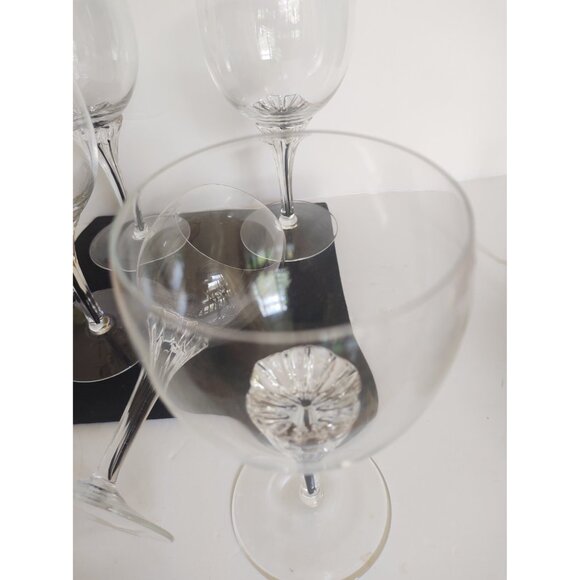 Belfor Crystal Esquisite Cordial Glasses, 6.5" Black Core Stem, Set of 5 - Picture 9 of 9